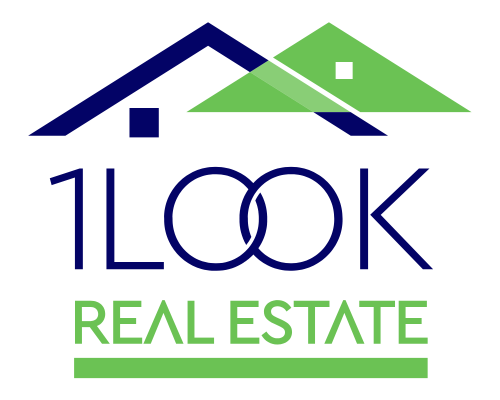 1Look Real Estate Stacked Logo