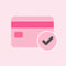 Pink Credit Card Check Icon (1)