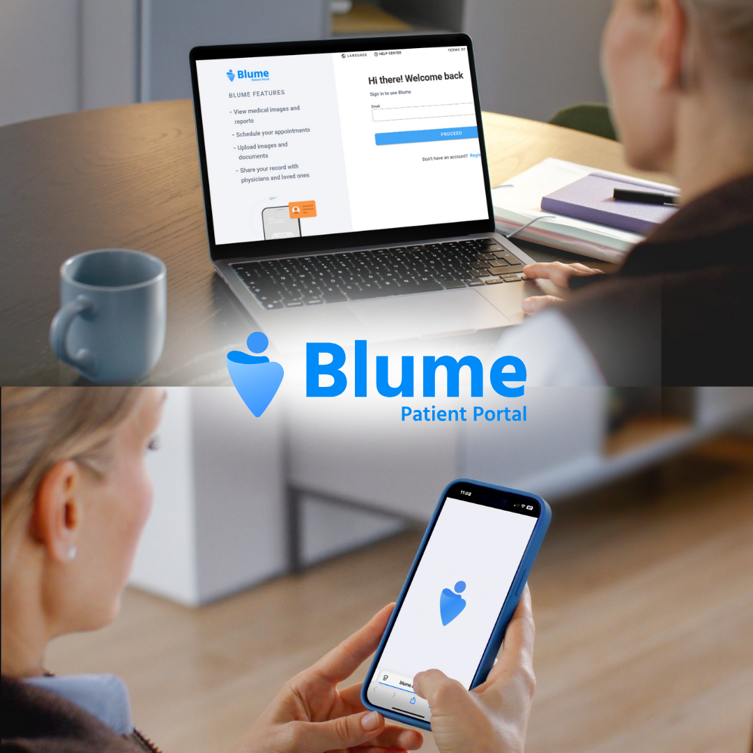 breast ultrasound results from Blume